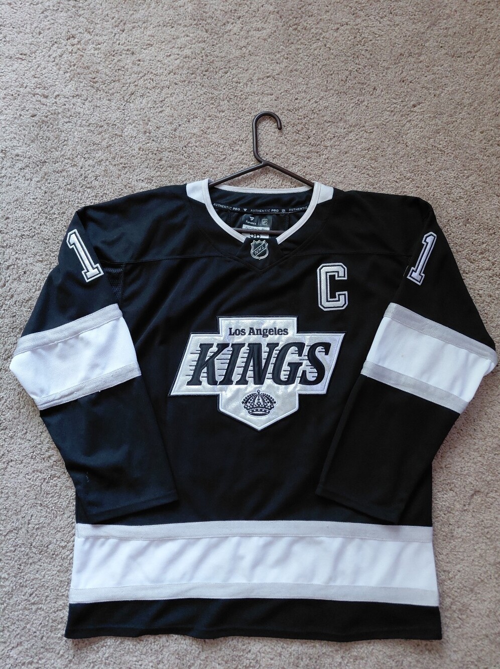 Los Angeles Kings Anze Kopitar Fanatics Black Authentic Pro Jersey XXL
